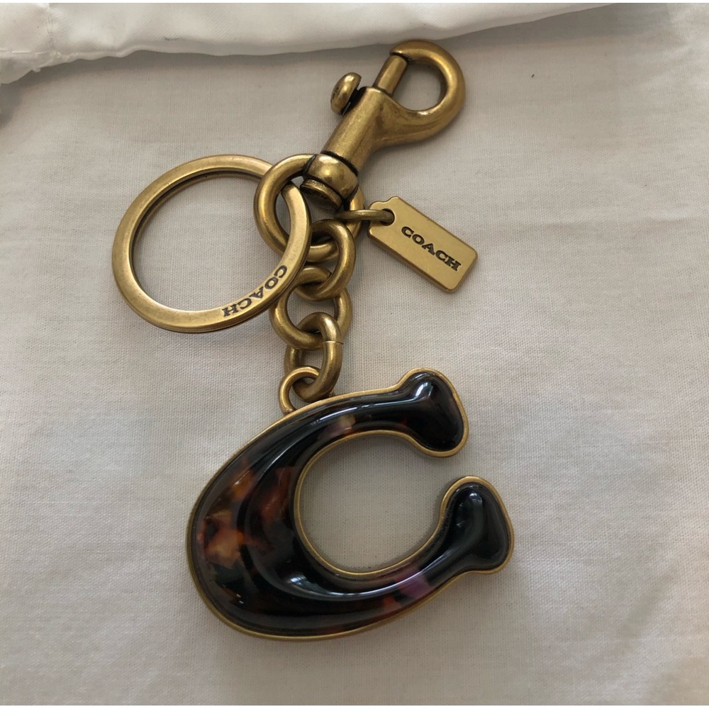 Coach bag charm